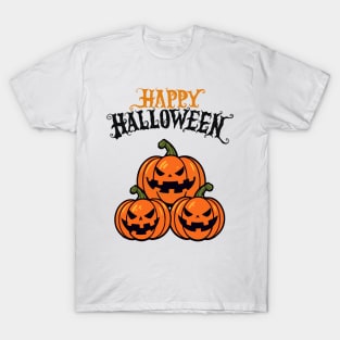 Happy Halloween Pumpkin T-Shirt